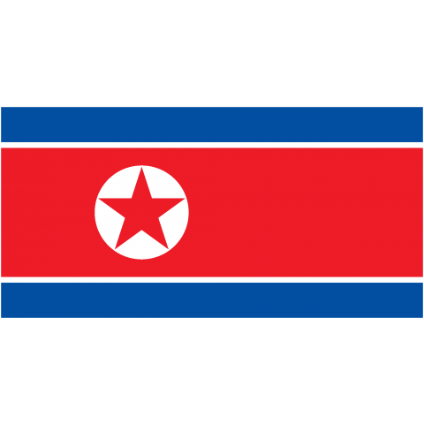 北朝鮮--North Korea--    {・国旗,flag,フラッグ,シンプル,ボーダー,カラフル,図形,ドット,地図,イベント,野球,サッカー,相撲,記号,線,模様,柄,時事,政治・}