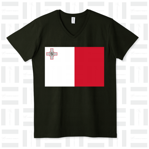 マルタ--Malta-- {・国旗,flag,フラッグ,シンプル,ボーダー,カラフル,図形,ドット,地図,イベント,野球,サッカー,記号,線,模様,柄,時事,政治・}