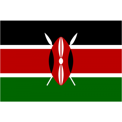 ケニア--Kenya--    {・国旗,flag,フラッグ,シンプル,ボーダー,カラフル,図形,ドット,地図,イベント,野球,サッカー,記号,線,模様,星柄,時事,政治・}