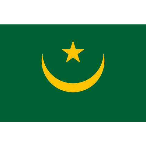 モーリタニア--Mauritanie-- 旧国旗 {・国旗,flag,フラッグ,シンプル,ボーダー,カラフル,図形,ドット,地図,イベント,野球,サッカー,記号,線,模様,星柄,時事,政治・}