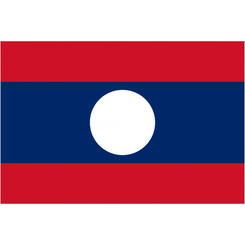 ラオス--Laos--    {・国旗,flag,フラッグ,シンプル,ボーダー,カラフル,図形,ドット,地図,イベント,野球,サッカー,記号,線,模様,星柄,時事,政治・}