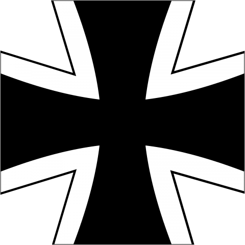 国籍マーク ドイツ Germany Roundel Flag フラッグ ターゲットマーク 国旗 軍隊 記号 線 模様 欧州 ロゴ デザインtシャツ通販 Tシャツトリニティ