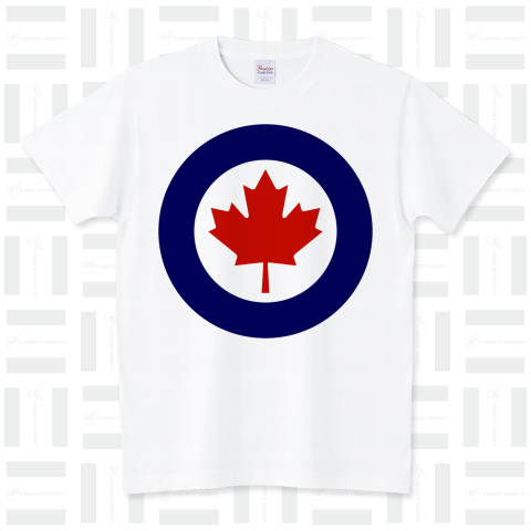 ●国籍マーク カナダ--Canada--    {・ROUNDEL,FLAG,フラッグ,ターゲットマーク,国旗,軍隊,記号,線,模様,北米,ロゴ・}
