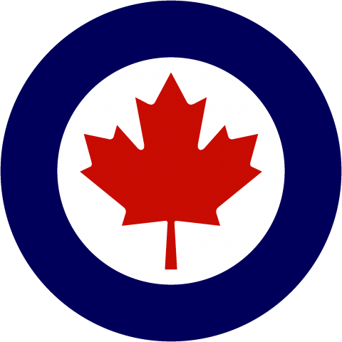 ●国籍マーク カナダ--Canada--    {・ROUNDEL,FLAG,フラッグ,ターゲットマーク,国旗,軍隊,記号,線,模様,北米,ロゴ・}