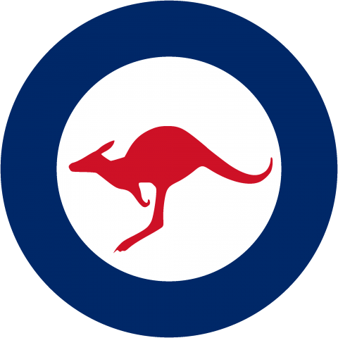 ●国籍マーク オーストラリア--Australia--    {・ROUNDEL,FLAG,フラッグ,ターゲットマーク,国旗,軍隊,記号,線,模様,大洋州,オセアニア,ロゴ・}