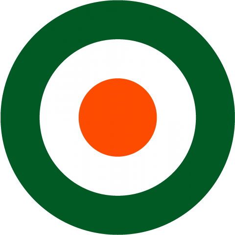 ●国籍マーク コートジボワール--Cote d'Ivoire--      {・ROUNDEL,FLAG,フラッグ,ターゲットマーク,国旗,軍隊,アフリカ,africa,ロゴ・}