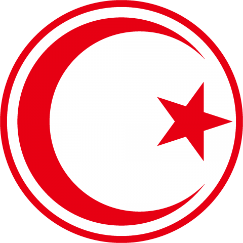 国籍マーク チュニジア Tunisia Roundel Flag フラッグ ターゲットマーク 国旗 軍隊 記号 模様 Africa アフリカ ロゴ デザインtシャツ通販 Tシャツトリニティ