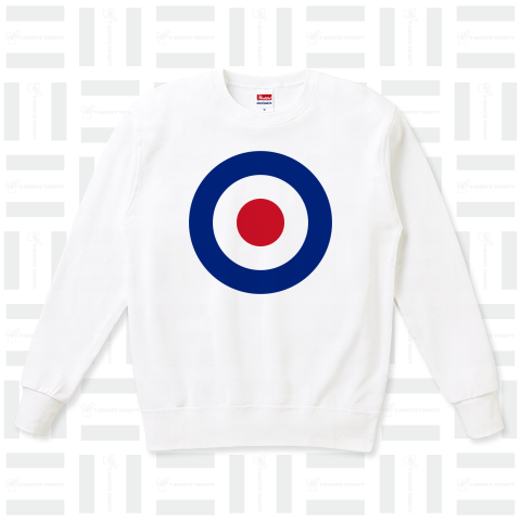 ●国籍マーク イギリス-United Kingdom--       {・ROUNDEL,FLAG,フラッグ,ターゲットマーク,国旗,軍隊,模様,欧州,ヨーロッパ,ロゴ・}