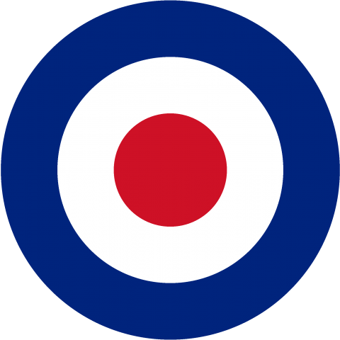 ●国籍マーク イギリス-United Kingdom--       {・ROUNDEL,FLAG,フラッグ,ターゲットマーク,国旗,軍隊,模様,欧州,ヨーロッパ,ロゴ・}