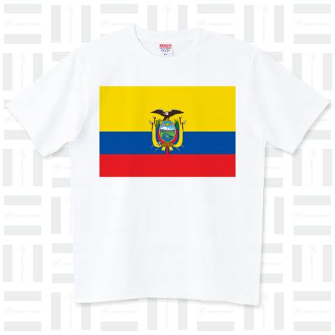 エクアドル--Ecuador--    {・国旗,flag,フラッグ,シンプル,ボーダー,カラフル,図形,ドット,地図,イベント,野球,サッカー,記号,線,模様,星柄,時事,政治・}