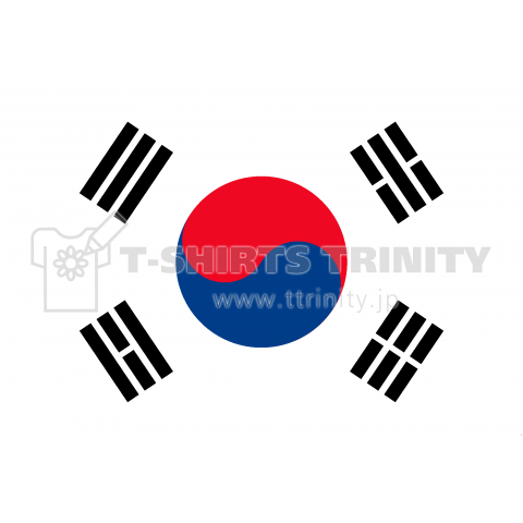 韓国--Korea--    {・国旗,flag,フラッグ,シンプル,ボーダー,カラフル,図形,ドット,地図,イベント,野球,サッカー,記号,線,模様,星柄,時事,政治・}