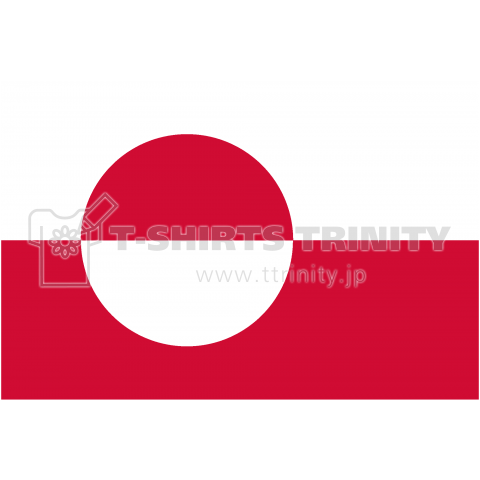 グリーンランド--Greenland--    {・国旗,flag,フラッグ,シンプル,ボーダー,カラフル,図形,ドット,地図,イベント,野球,サッカー,記号,線,模様,星柄,時事,政治・}