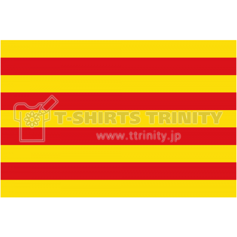 カタルーニャ州--Catalonia--    {・国旗,flag,フラッグ,シンプル,ボーダー,カラフル,図形,ドット,地図,イベント,野球,サッカー,記号,線,模様,星柄,時事,政治・}