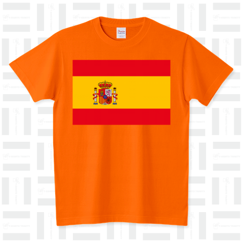 スペイン--Spain-- {・国旗,flag,フラッグ,シンプル,ボーダー,カラフル,図形,ドット,地図,野球,記号,線,模様,星柄,時事,政治・}