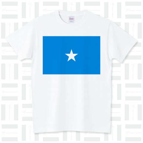 ソマリア--Somalia-- {・国旗,flag,フラッグ,シンプル,ボーダー,カラフル,図形,ドット,地図,野球,記号,線,模様,星柄,時事,政治・}