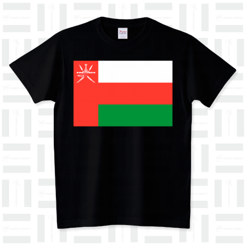 オマーン--oman-- {・国旗,flag,フラッグ,シンプル,ボーダー,カラフル,図形,ドット,地図,野球,記号,線,模様,星柄,時事,政治・}