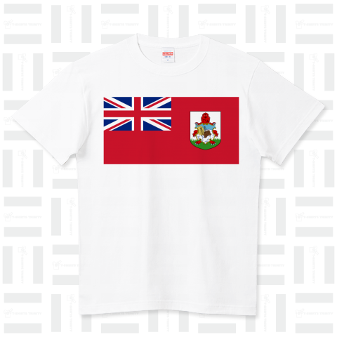 バミューダ-Bermuda-- {・国旗,flag,フラッグ,シンプル,ボーダー,カラフル,図形,地図,記号,線,模様,星柄,時事,政治・}