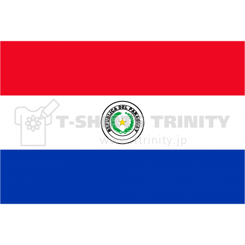 パラグアイ-Paraguay-- {・国旗,flag,フラッグ,シンプル,ボーダー,カラフル,図形,地図,記号,線,模様,星柄,時事,政治・}