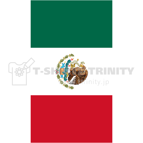 メキシコ Mexico 縦ロゴ デザインtシャツ通販 Tシャツトリニティ