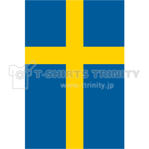 スウェーデン Sweden 縦ロゴ デザインtシャツ通販 Tシャツトリニティ