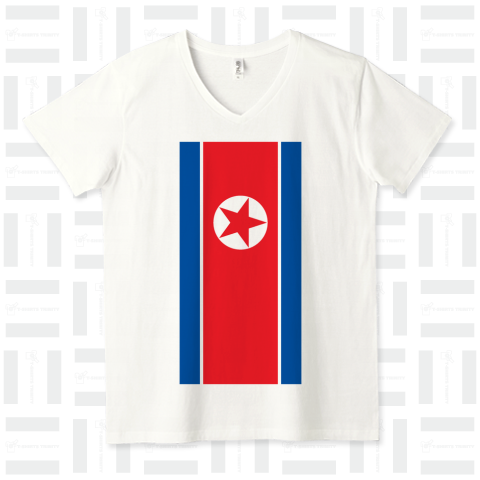 北朝鮮--North Korea-- 縦ロゴ