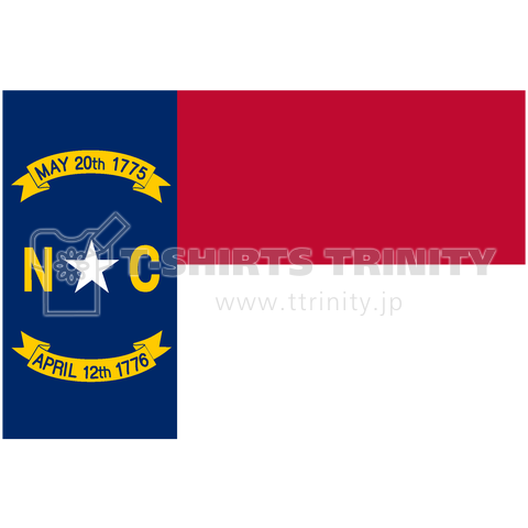 アメリカ合衆国 ノースカロライナ州の市旗-State of North Carolina-