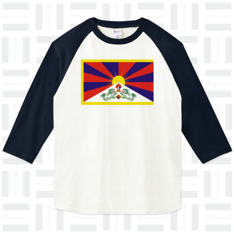 チベットの旗(雪山獅子旗)Flag of Tibet