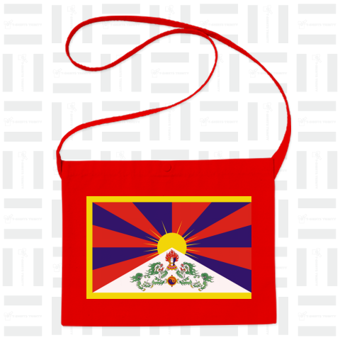 チベットの旗(雪山獅子旗)Flag of Tibet