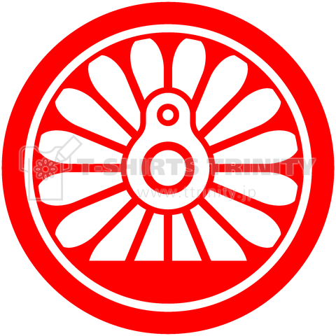 JNR 日本国有鉄道 動輪マークロゴ 赤ロゴ