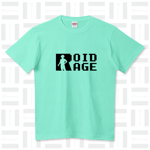 ROID RAGE ブラックロゴ ハイクオリティーTシャツ(5.6オンス)