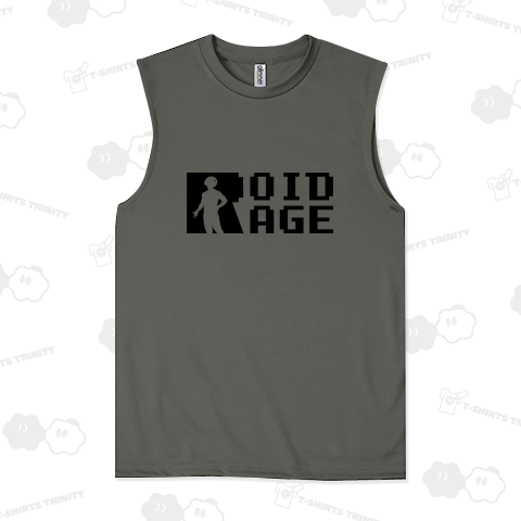 ROID RAGE ブラックロゴ ノースリーブ