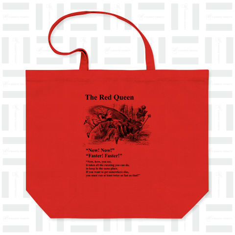 赤の女王ー鏡の国のアリスー トートバッグ Lサイズ