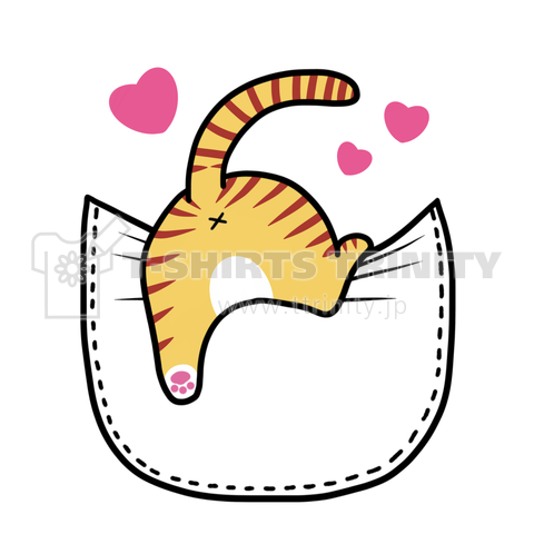 ひっつき猫/茶トラ