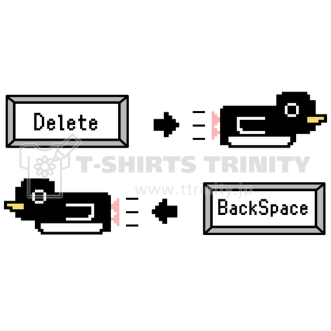 文字消しペンギン