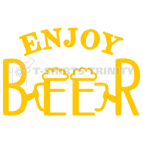 ENJOY BEER(イエロー)