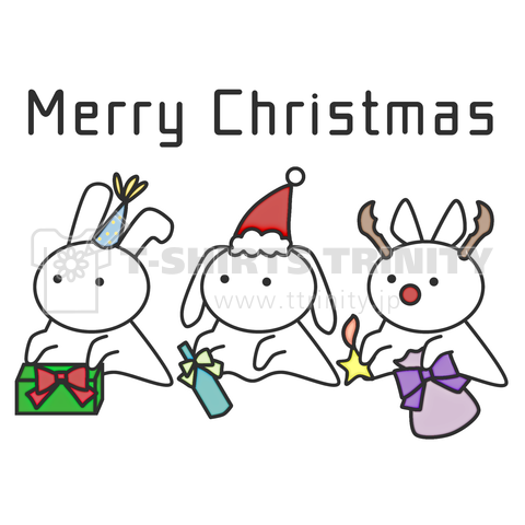 オバケウサギ3(クリスマス)