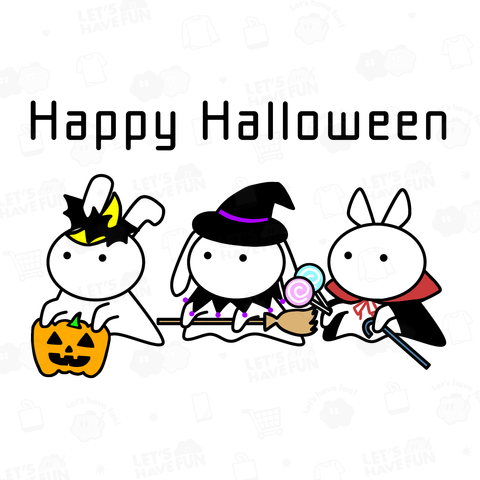 オバケウサギ3(Happy Halloween)