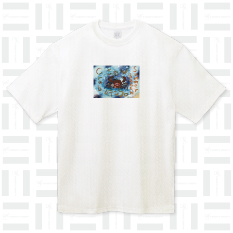 夏のビーチ「カニ」 T-SHIRTS TRINITY.Version