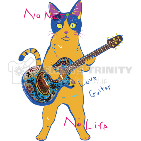ギター大好きな猫その1