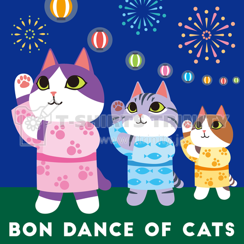 BON DANCE OF CATS 猫の盆踊り