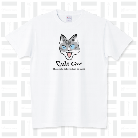 宗教猫 スタンダードTシャツ(5.6オンス)