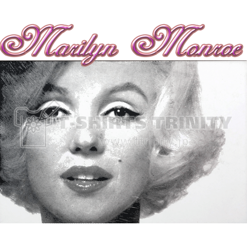 鏡の上のマリリン・モンローの肖像 Ⅲ+ロゴ、1950年頃-1960年頃
