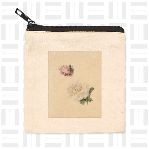 ピンクと白のバラの習作 マリー・ルイーズ・プレトリオス 1841年