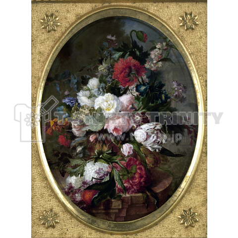花のある静物 +額縁 》ハルマヌス・ウピンク 1789年