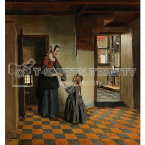 食料庫の中の子供と女 ピーテル・デ・ホーホ 1656年頃～1660年頃