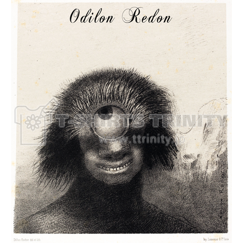 Odilon Redonオディロン・ルドン[不恰好なポリープは薄笑いを浮かべた醜い一つ目巨人のように岸辺を漂っていた]