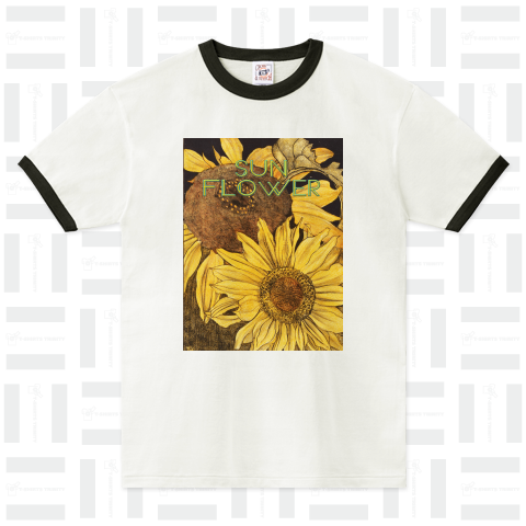 sunflower リンガーTシャツ　Sサイズトップス