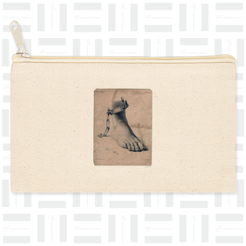 足首を鎖でつながれた足の習作、ベルナール・ロマン・ジュリアン、1838-1841年