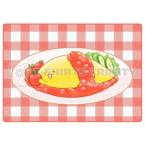 【ゆるオム】トマトたっぷりなオムライス