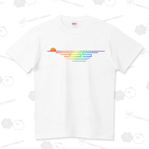 HORIZON RAINBOW ハイクオリティーTシャツ(5.6オンス)